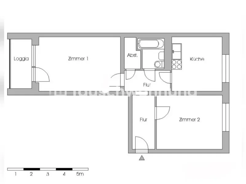 Tauschwohnung: 56 m² Wohnung in Friedrichshain-Kreuzberg — photo 1